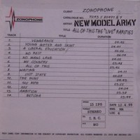 New Model Army, All of This: The ''Live'' Rarities