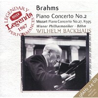 Wilhelm Backhaus & Wiener Philharmoniker & Karl Bohm, Brahms: Piano Concerto No.2 / Mozart: Piano Concerto No.27