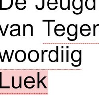 De Jeugd van Tegenwoordig, Luek