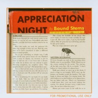 Bound Stems, Appreciation Night