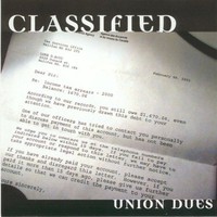 Classified, Union Dues