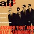 AFI, Answer That and Stay Fashionable mp3