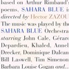 Hector Zazou, Sahara Blue